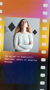 The Weight of Negativity: Emotional Impact of Negative Reviews